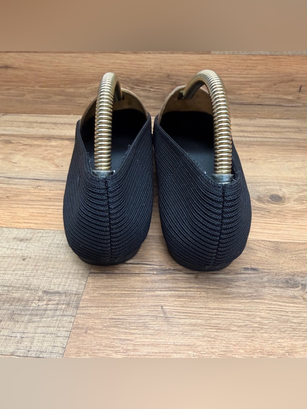 Vivaia Margot 2.0 Square Toe V-Cut Women's Size 9-9.5 (40 EU) Ballet Flats Black - Picture 6 of 8
